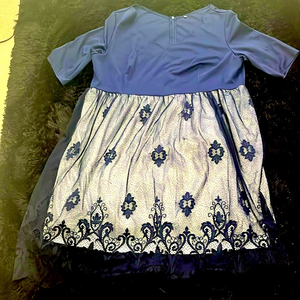 Plus size Christmas party dress